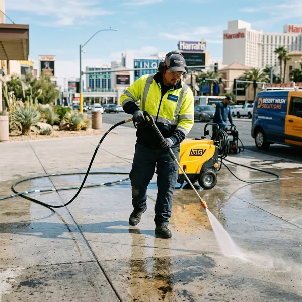 Lead pressure washing technician