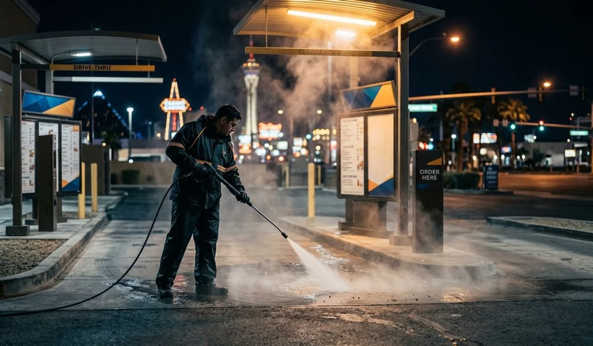Commercial Drive-Thru Degreasing service in Las Vegas