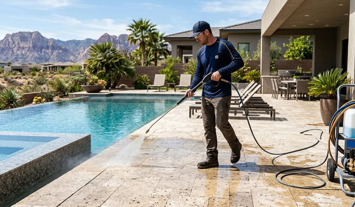Pool Deck Cleaning service in Las Vegas
