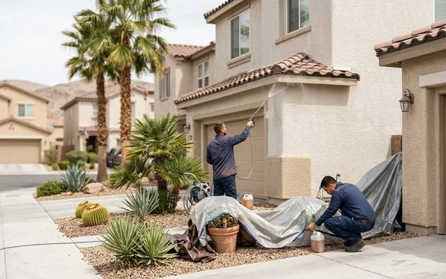 House Soft Washing service in Las Vegas